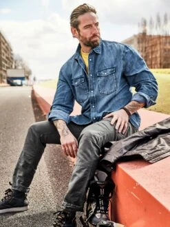 Ursprüngliches Denimhemd 15 Ursprüngliches Denimhemd -Redbubble Geschaft EC10 4564 DE