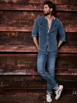 Tiefgründiges Jeanshemd -Redbubble Geschaft EC10 4835 DF 1