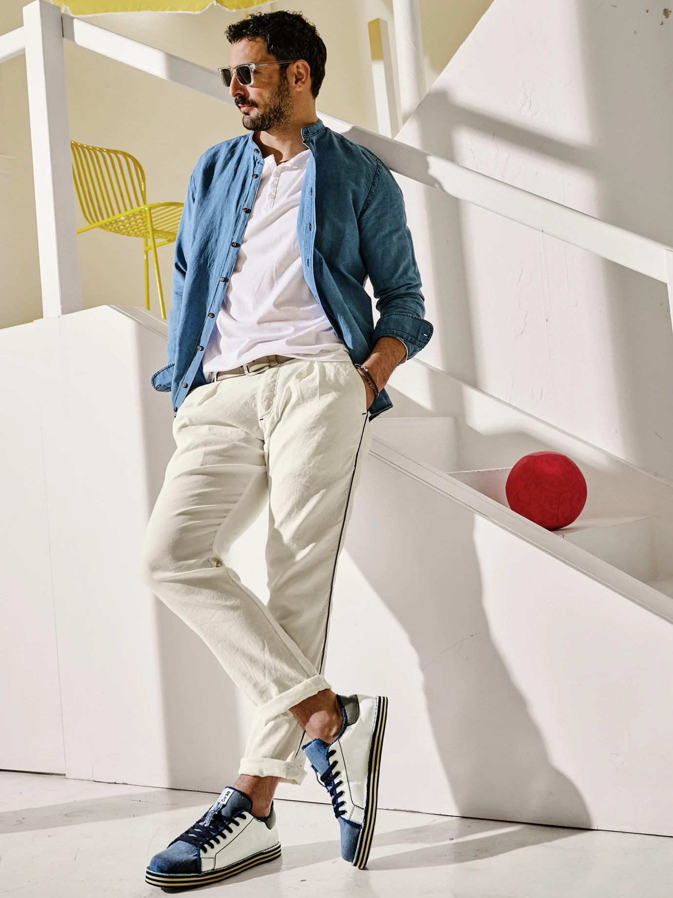 Viel-Flachs-Jeanshemd 10 Viel-Flachs-Jeanshemd – Bild 8