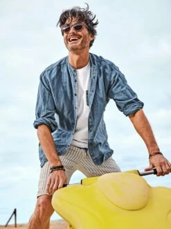 Viel-Flachs-Jeanshemd 33 Viel-Flachs-Jeanshemd -Redbubble Geschaft EC10 4927 DE