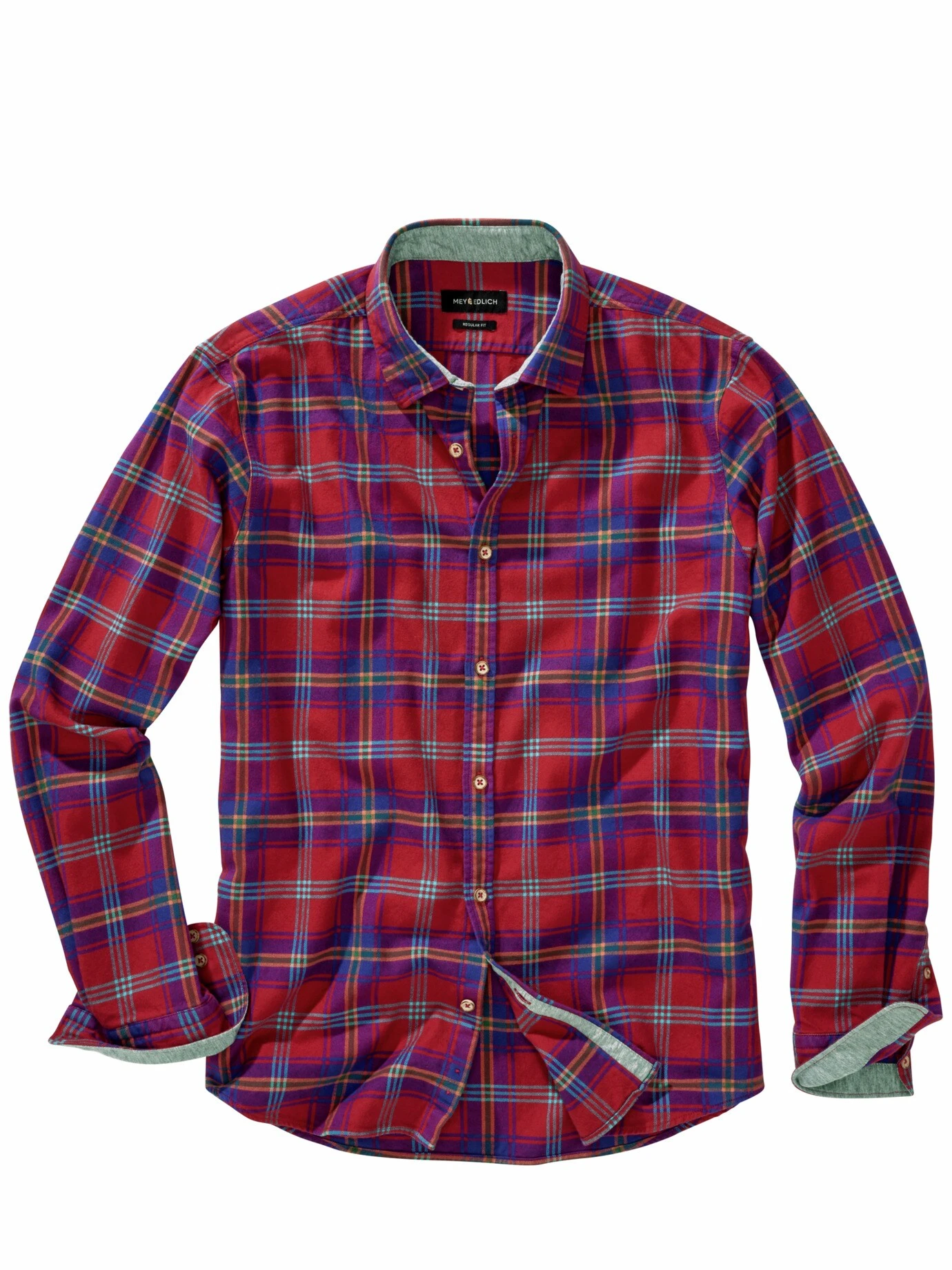 Flanellhemd Alpenglühen 9 Flanellhemd Alpenglühen – Bild 7