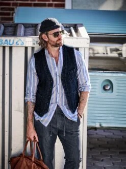 Ausgeglichenes Leinenhemd -Redbubble Geschaft EC10 7386 DF