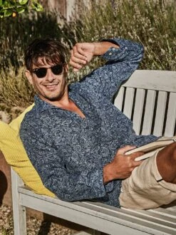 Wild-und-frei-Leinenhemd -Redbubble Geschaft EC10 7511 DE