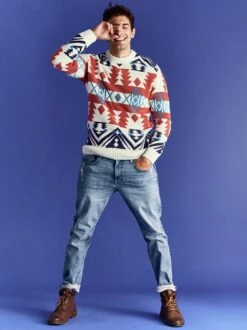 Merry-Winter-Pullover -Redbubble Geschaft EC23 7591 DF