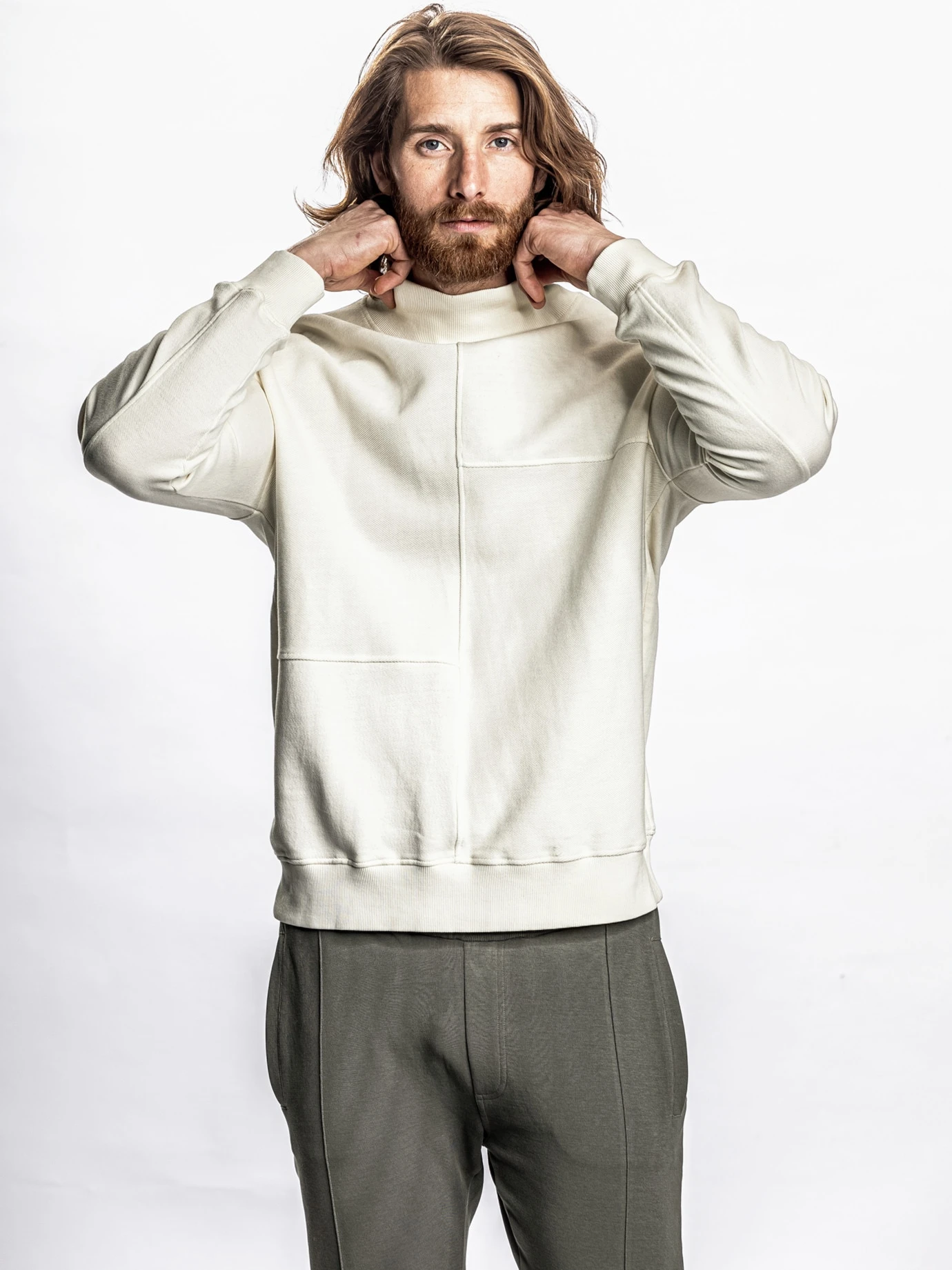 Blocksatz-Sweatshirt 4 Blocksatz-Sweatshirt – Bild 2