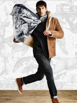 Irische Lammfelljacke -Redbubble Geschaft EC24 6304 DD