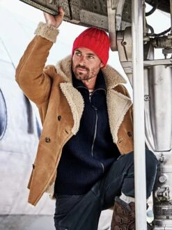 Irische Lammfelljacke -Redbubble Geschaft EC24 6304 DF 1