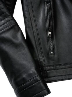 Ungekünstelte Lederjacke -Redbubble Geschaft EC24 6309 DI 1