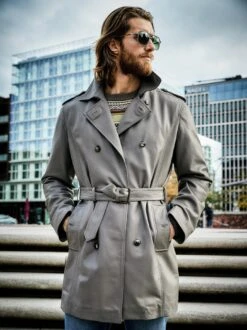 Lebensbegleiter-Trench -Redbubble Geschaft EC24 6503 DF