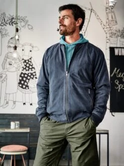 Perforierter Lederblouson -Redbubble Geschaft EC24 6517 DF