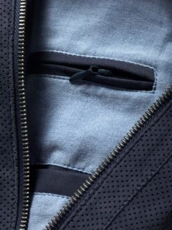 Perforierter Lederblouson -Redbubble Geschaft EC24 6517 DI 1