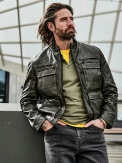 Vollkommene Lederjacke -Redbubble Geschaft EC24 6530 DE