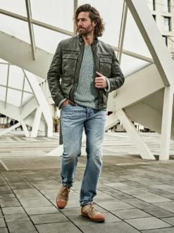 Vollkommene Lederjacke -Redbubble Geschaft EC24 6530 DF