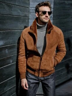 Lammfell-Blouson -Redbubble Geschaft EC24 6609 DF 1