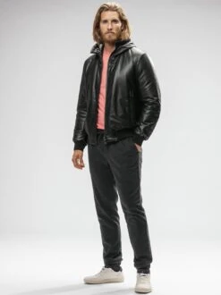 Zwei-Seiten-Lederjacke -Redbubble Geschaft EC24 6690 DE