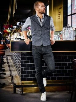 Denim-Weste -Redbubble Geschaft EC24 6915 DE