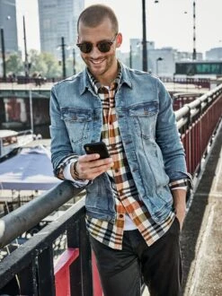 Jeansjacke Aqua -Redbubble Geschaft EC24 6944 DF 1