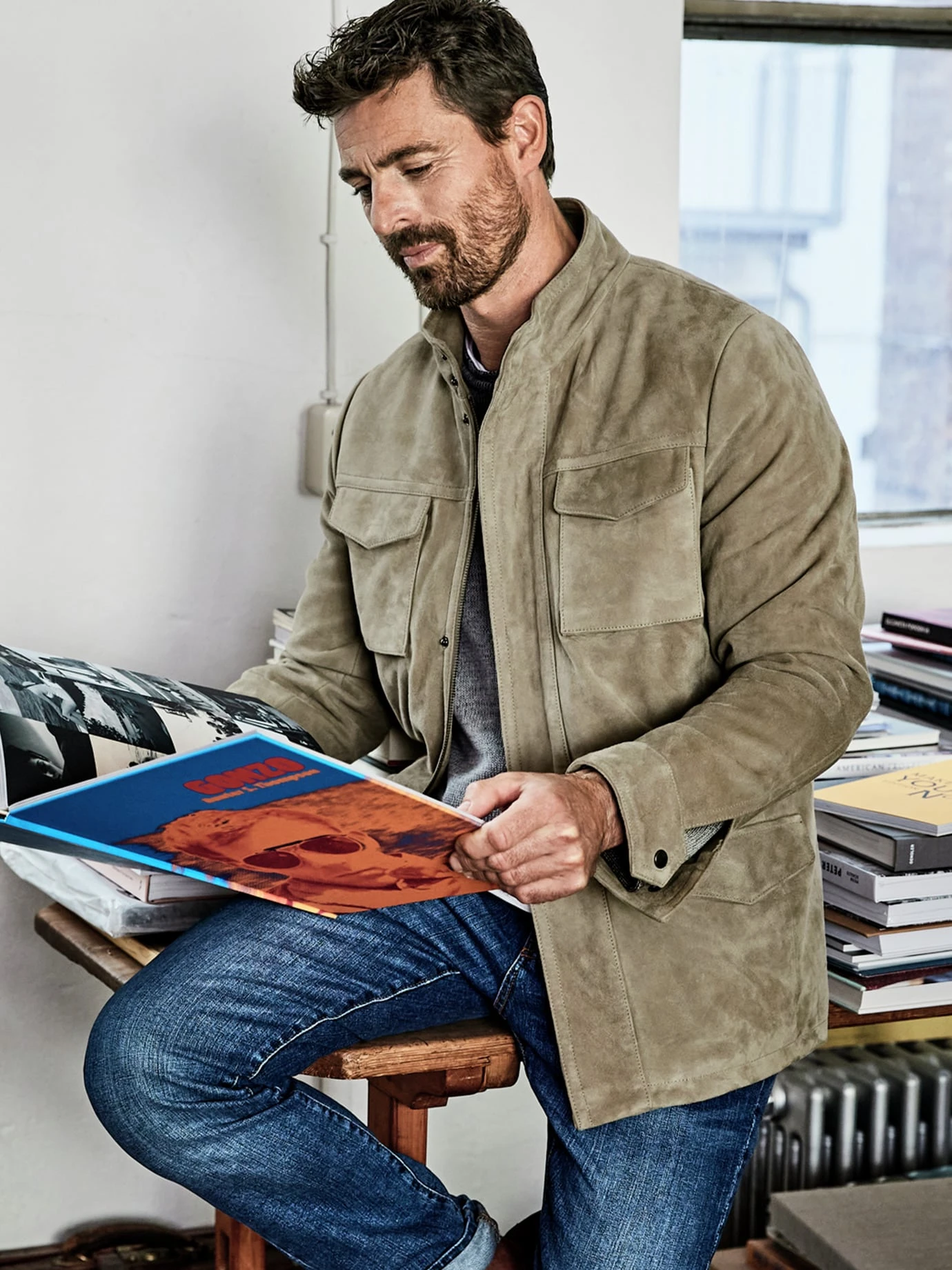 Oldtimer-Lederjacke 4 Oldtimer-Lederjacke – Bild 2