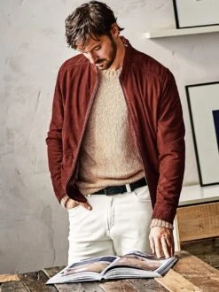 Würziger Lederblouson 16 Würziger Lederblouson -Redbubble Geschaft EC24 6992 DF