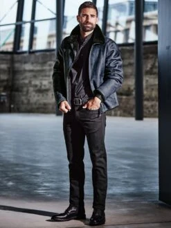 Schaffell-Fliegerjacke -Redbubble Geschaft EC24 7147 DE