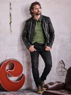 Regelbruch-Lederjacke 24 Regelbruch-Lederjacke -Redbubble Geschaft EC24 7252 DC