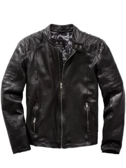 Regelbruch-Lederjacke