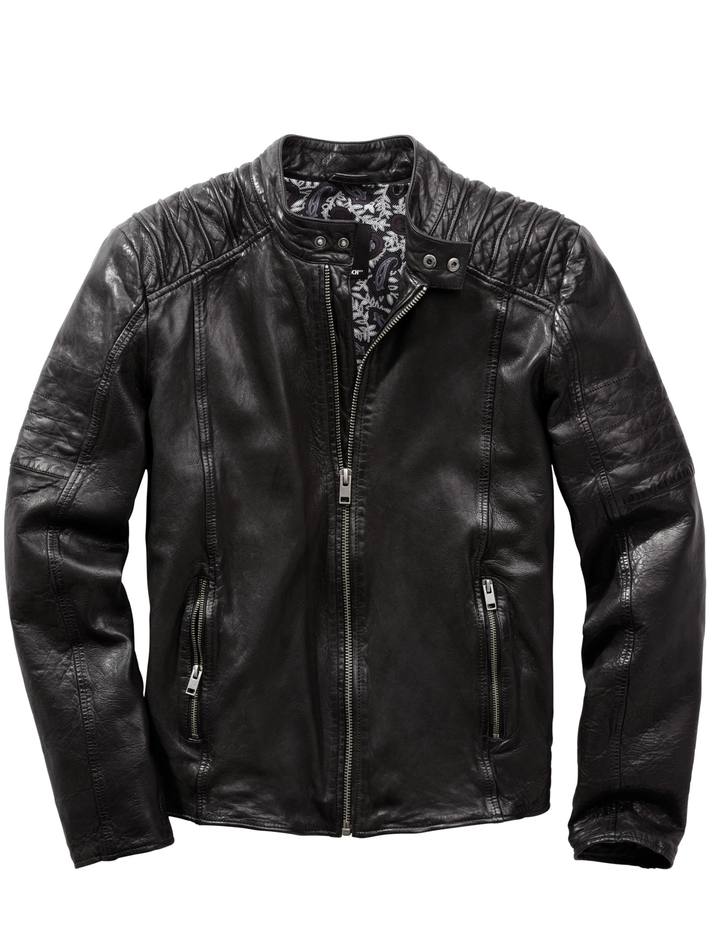 Regelbruch-Lederjacke 3 Regelbruch-Lederjacke