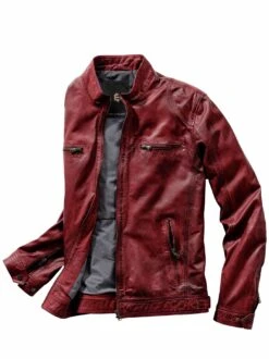 Die Rote Lederjacke -Redbubble Geschaft EC24 7654 FA 1