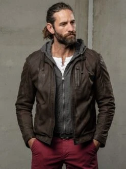 Hausboot-Lederjacke 39 Hausboot-Lederjacke -Redbubble Geschaft EC24 7667 DA 1