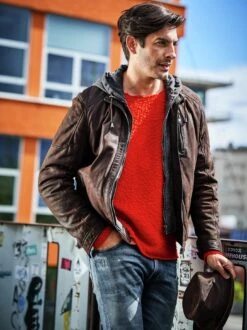 Hausboot-Lederjacke 32 Hausboot-Lederjacke -Redbubble Geschaft EC24 7667 DD